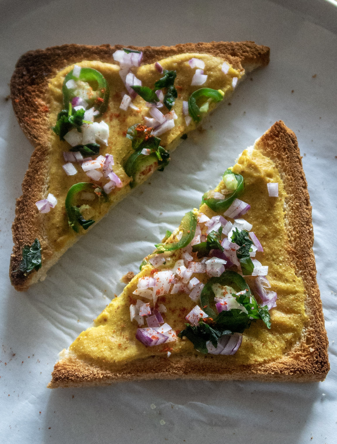 Viral TikTok Yoghurt Toast Vegan, Savoury and Spicy BeExtraVegant
